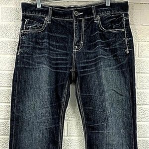 SOLD   BKE Buckle JUSTIN Blue Distressed Jeans 34L